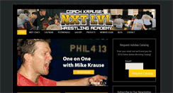 Desktop Screenshot of mikekrausewrestling.com